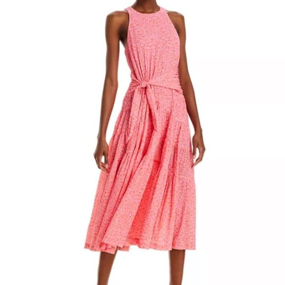 NWT Cinq A Sept Nelly Floral Midi Dress-G11 - Picture 1 of 7